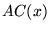 $AC(x)$